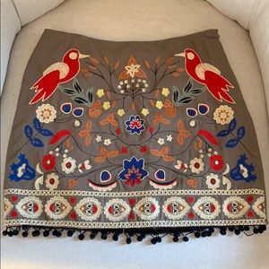 Adorable Altar’d State Embroidered Mini Skirt